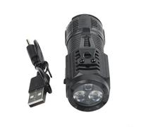 For Ultra Bright Three Eye For Mini Flashlight Featuring Triple Led Array For 500 Lumens Light Type C Quick Charge Port Strong Magnetic Tail And Waterproof Build For Outdoor Camping Hiking Trips(B)