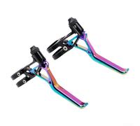 For Ultra Light V Brake Lever for Brompton Folding For Bike| 64g Aluminum Alloy For CNC Brake Levers| 22.2mm Mount for 14 16 20 Inch| Sensitive Quick Adjust| Black(color)