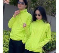 for ultra Thin Windbreaker Jacket Men Women Hooded Sun Protection Coat(Green S)