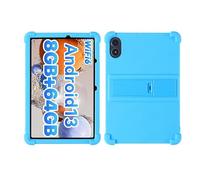 for UMIDIGI G1/ G2/ G3 Tab Ultra Case 10.1 inch Tablet with PC Kickstand, Soft Silicone, Washable, Thickened Corner Shockproof, Skyblue