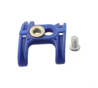 For Under Bottom Bracket Bike Shifter Gear Cable Guide with Fixing Screw Designed for Front Derailleur Bottom Pull Type and Rear Brake Cable Management (black)