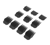 for Universal, 10pcs Hair Clipper Guide Comb, Clear Number Black Attachment with Storage Box