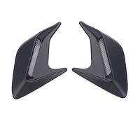 For universal Fake Air Flow Fender Sticker Air Vent Intake Cover Decor for Auto Car Door Bumper Waist Line Decoration Air Intake Hose Pipe Flow Pipe (Color : Black)