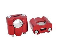For Universal Motorcycle 22mm 28mm Handlebar Clamp Handlebar Risers Adapter Bar Clamps(Red)