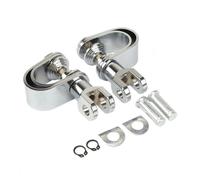 For Universal Motorcycle Pegs 25MM 32MM Crash Bar O-Ring Clamps Mount Footrests Highway Footpegs Motorcycle Foot Pegs(Lavender)