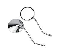 For Universal Motorcycle Scooter Mirrors Motorbike Rear View 8mm Round Oval Convex Motorcycle Rearview Mirror(For M8 hole)