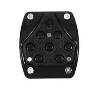 For Universary Motorcycle Antislip Brake Pedal Cover Nonslip Motorcycle Footrest Foot Peg Multicolor Aluminum Alloy Brake Pedal FIXCOR(Black)