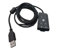 For Upgrades Your Headset With The Usb External Sound Card To 35mm Headphone Mics Jacks Adapter For