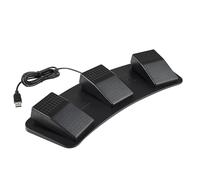 For USB Foot Switch 3-Position Control Triple FS3-P With Anti-Skid Surface Black Switcher Pedal On Off Guitar