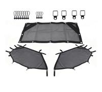 For UTV Window Net, Front back Right & Left Window Shade Shield Net Cover, Roll Cage Mesh Guard, Door Scratch Prevention Fit for Polaris RZR 570 800 800s 900 turbo s 1000 RZR XP Polaris Ace 2015-2019