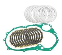 For V Star 1100 XVS1100 1999 2000 2001 2002 2003 2004 2005 2006 2007 2008 2009 Clutch Friction Plates & Cover Gasket Kit
