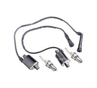 for v Star 650 Ignition Coil Kit 2 Cyl 1998-2003 XVS650 for | Direct fit for 1998-2003 models, converts low to high voltage, ensures reliable engine starting, includes 2 coils and plugs