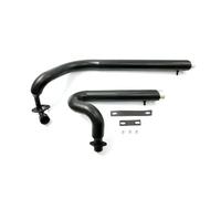 For V Star 650 XVS650 XVS400 DS650 400 650A For Drag Star 400 650 Motorcycle Exhaust Pipe Kit Silencer Mufflers Drag Pipes(Black)