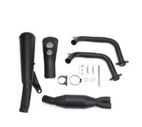 For V&ulcan 650 VN650 2015-2022 Motorbike Exhaust End Silencers Motorcycle Slip-on Mufflers Exhaust Pipe motorcycle exhaust mid link pipe(Single Pipe)