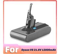 For V8 21.6V 12800mAh Replacement Battery