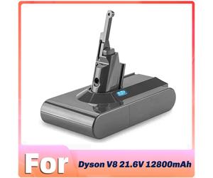 For V8 21.6V 12800mAh Replacement Battery