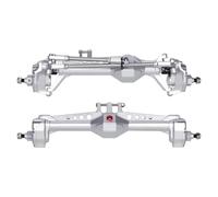 For Vanquish VS4-10 For Phoenix F10 For LCG 1/10 RC Crawler For Chassis DIY Upgrade Parts CNC Aluminum Front Rear Portal Axle Complete Set RC Axles(Silver,Axle F and R)