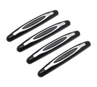 For Various Car Pads Door Shock Absorbers 4 Pcs For Edge Guards Side Protector Suitable Door Handle(Black)