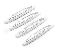 For Various Car Pads Door Shock Absorbers 4 Pcs For Edge Guards Side Protector Suitable exterior door handle cover(WHITE)