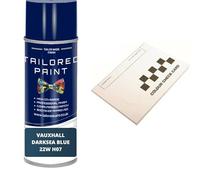 For Vauxhall 2000-Present Darksea Blue 22 W H07 Aerosol Spray Paint Professional Wide Fan Spray Nozzle (Aerosol Spray Paint)