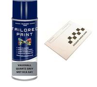 For Vauxhall 2000-Present Quartz Grey Met Kca G41 Aerosol Spray Paint Professional Wide Fan Spray Nozzle (Aerosol Spray Paint)