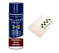 For Vauxhall 2000-Present Solar Red G6 E Aerosol Spray Paint Professional Wide Fan Spray Nozzle (Aerosol Spray Paint)
