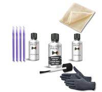 For Vauxhall Adam 2012-2019 Touch Up Paint Repair Kit Scratch Stone Chip Fix (Son Of A Gun Grey 10D / GK3 Touch Up Paint Pen, Lacquer + Primer)