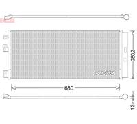FOR VAUXHALL ADAM M13 A/C CONDENSERS DCN20023