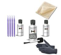 For Vauxhall Astra 2015 - Present Touch Up Paint Repair Kit Scratch Stone Chip Fix (Cosmic Grey Metallic 10A GR5 Touch Up Paint Pen, Lacquer + Primer)