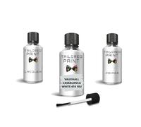 For Vauxhall Casablanca White 474 10 U Touch Up Paint With Brush (Touch Up Paint, Lacquer + Primer)