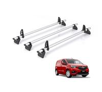 For Vauxhall Combo 2018+ Roof Rack Rhino Kammbar Pro 3 Bars