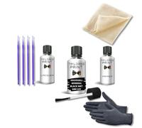 For Vauxhall Crossland X 2017-Present Touch Up Paint Repair Kit Scratch Stone Chip Fix Mineral Black Met 93T (Touch Up, Lacquer + Primer)
