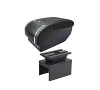 For Vauxhall For Opel For Adam For Astra J H G For Corsa D C GTC For Mokka X For Insignia Centre Console Armrest Arm Rest Storage Box(E red line 9USB)