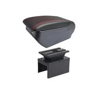 For Vauxhall For Opel For Adam For Astra J H G For Corsa D C GTC For Mokka X For Insignia Centre Console Armrest Arm Rest Storage Box(H red line 4USB)