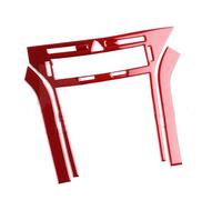 For Vauxhall For Opel For Astra H MK5 2004-2010 LHD RHD Car Center Console Frame Interior Sticker Interior Decoration(LHD/Red)