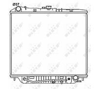 FOR VAUXHALL MONTEREY Mk2 3.0D 98 to 99 4JX1 Radiator 1300141 1300234