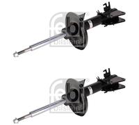 FOR VAUXHALL MOVANO B 2.3D 2010-2015 FRONT SHOCK ABSORBERS PAIR FEBI