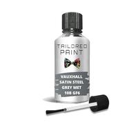 For Vauxhall Satin Steel Grey Met 10 B Gf6 Touch Up Paint With Brush (Touch Up Paint)