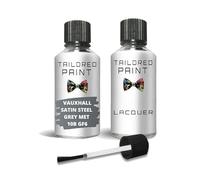 For Vauxhall Satin Steel Grey Met 10 B Gf6 Touch Up Paint With Brush (Touch Up Paint + Lacquer)