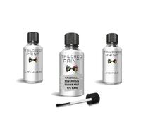 For Vauxhall Sovereign Silver Met 176 Gan Touch Up Paint With Brush (Touch Up Paint, Lacquer + Primer)