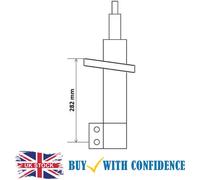 For Vauxhall Vivaro 1.5d 2d 2019-2024 KYB Shock Absorber Front 3348085