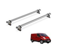 For Vauxhall Vivaro 2001-2014 Roof Rack Van Guard Ultibar Trade 2x Bars | Note: Only Suitable for Standard Roof Models, Steel Heavy-duty Van Roof Bars [SB255-2]