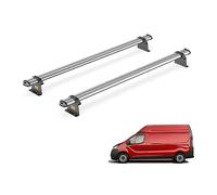 For Vauxhall Vivaro 2014-2019 Roof Rack Van Guard Ultibar Trade 2x Bars | Note: Only Suitable for Standard Roof Models, Steel Heavy-duty Van Roof Bars [SB315-2]