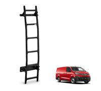 Rhino Black Van Ladder for the Vauxhall Vivaro (2019+) Heavy Duty Anti-slip Steps (With Fixing Kit)