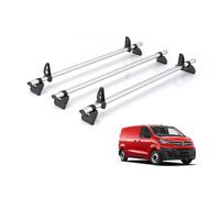 For Vauxhall Vivaro 2019+ Roof Rack Rhino Kammbar Pro 3 Bars