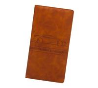 For Vehicle Document Wallet - Leather Registration and Insurance Holder | Long Card Organizer For Business Receiving Driving License Identification, Pr, brown, Fare riferimento alla descrizione