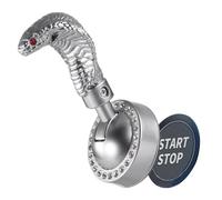 For vehicle start button, design with snake pattern made of alloy, joystick car starter protection device, for various vehicles such as trucks, trailers, caravans, cars, saloons, pickup