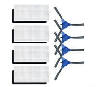 For Venga For VG RVC 3000 3001 Robot Vacuum Cleaner Side Brushes with Filters Kit for Thorough Carpet Cleaning and Dust Impurity Capture