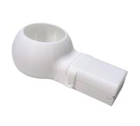 for versatile Drill Dust Catcher Bowl, Efficient Debris Collector for Hole Openers, Easy Clean Water Bottle Interface, Red White 126x40mm(white)