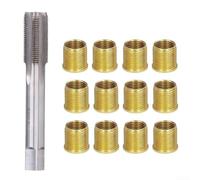 For Versatile For M14 X 1.25 Spark Thread Repair Kit Stainless Steel Inserts Tap Tool For Passenger Cars Suvs Light Trucks Engine Repair Solution Set(13PC)